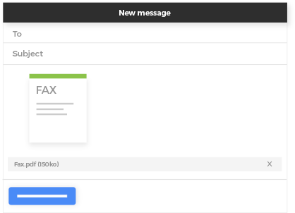 Send your fax by email