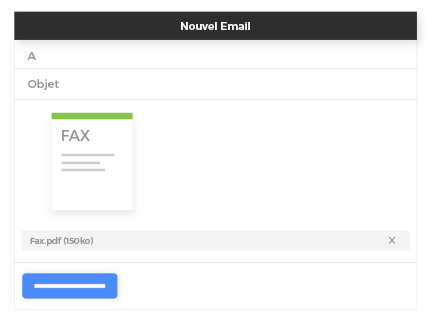 Envoyez vos fax en envoyant un mail