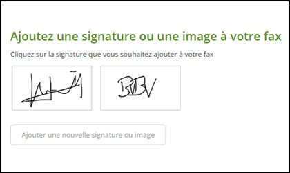 Ajoutez une signature